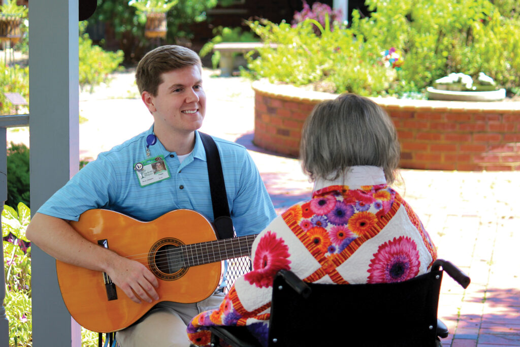 Music Therapy in the Dozier House Garden