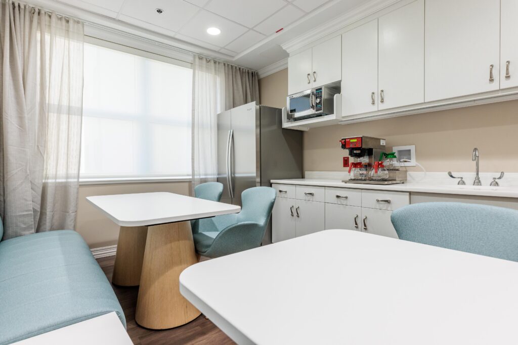 The Communal Kitchen at the First Commerce Center for Compassionate Care.