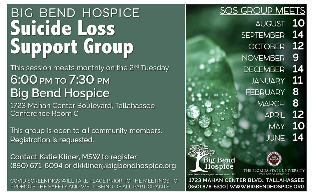 August Suicide Loss Support Group