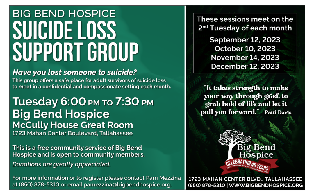 September Suicide Loss Support Group