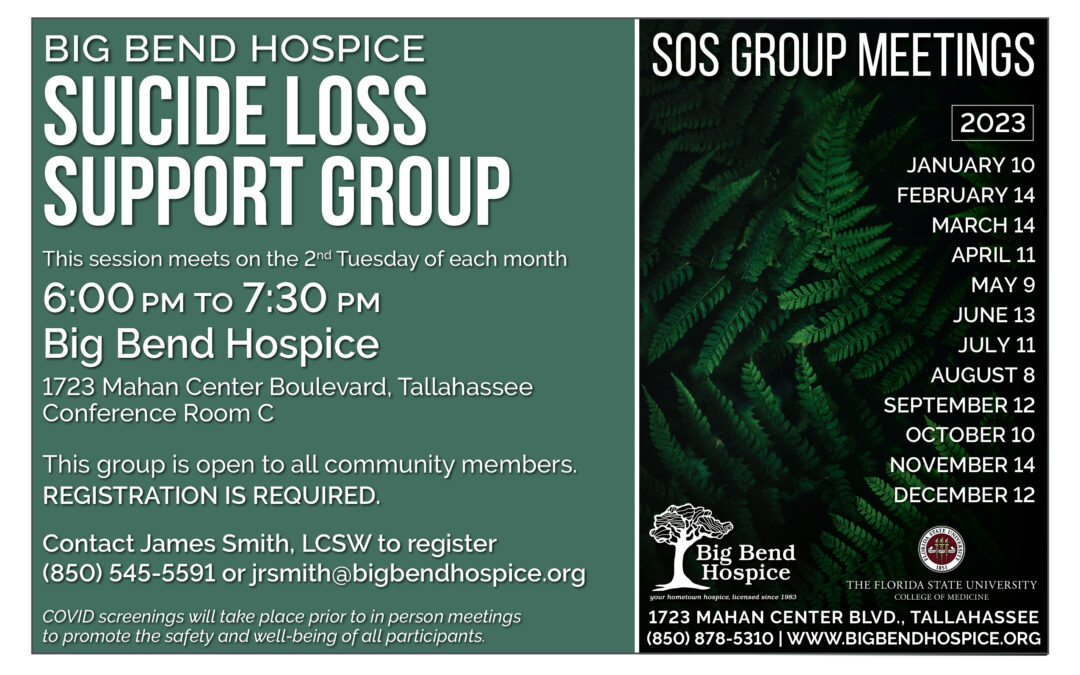 Big Bend Hospice Suicide Loss Support Group