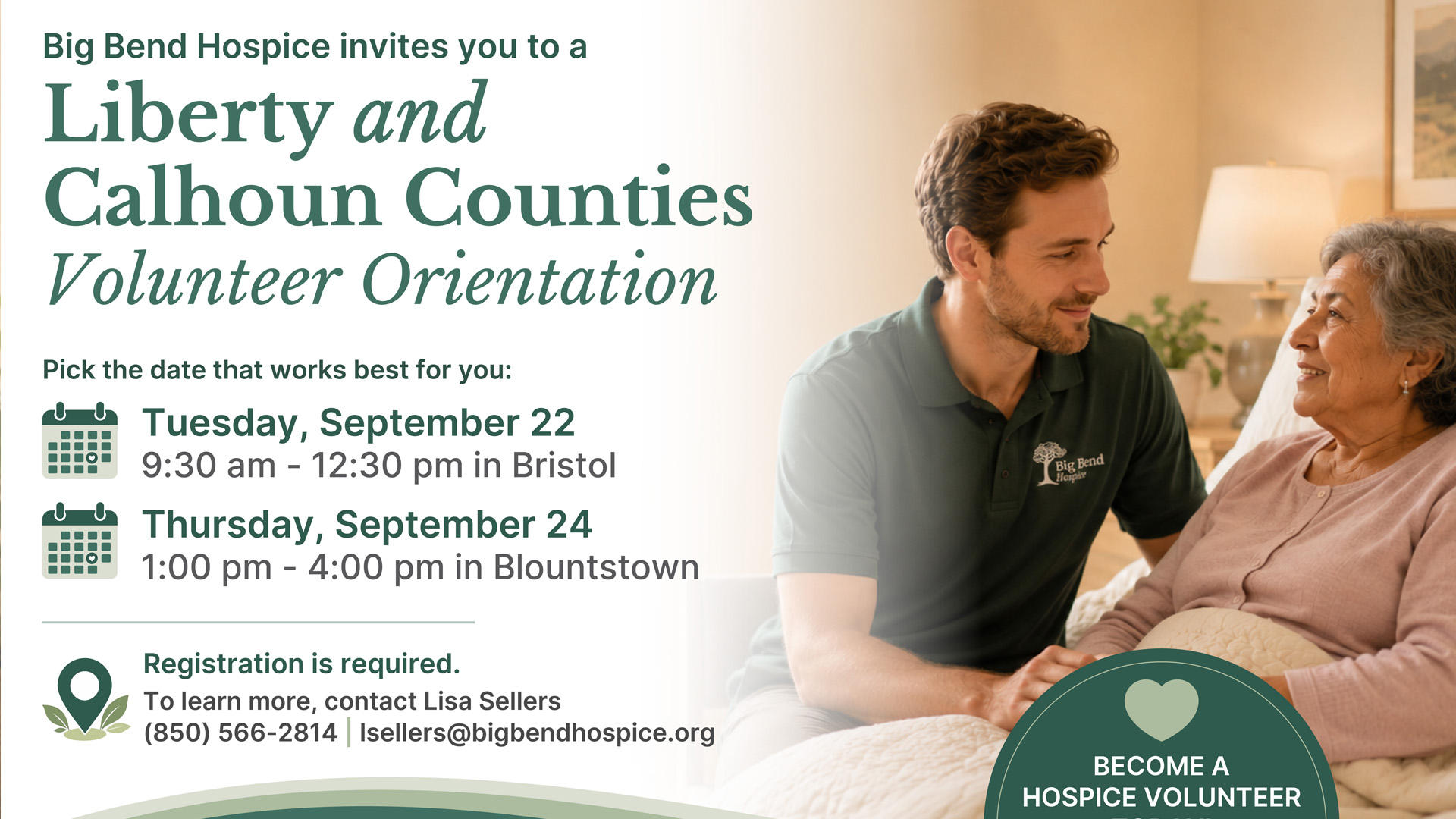 Calhoun Liberty Volunteer Wanted